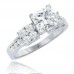 2.02 CT Princess Cut Diamond Engagent Ring For Ladies